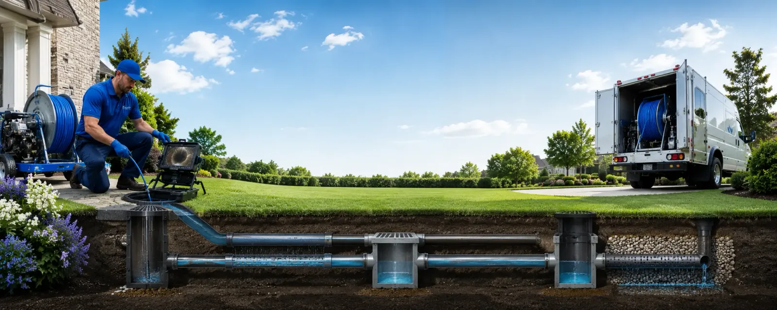Outdoor drain cleaning information for Congers, NY